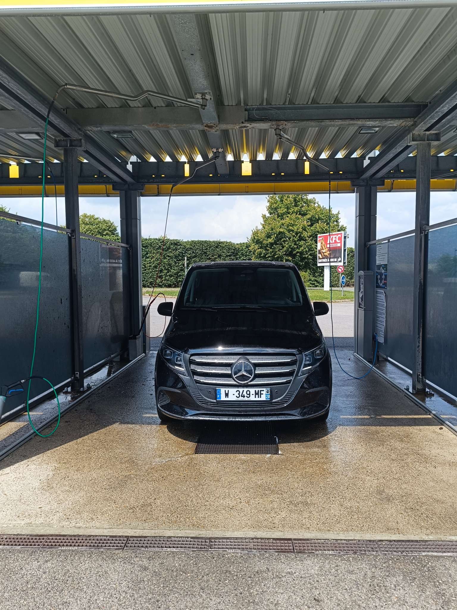 Lavage avant livraison 